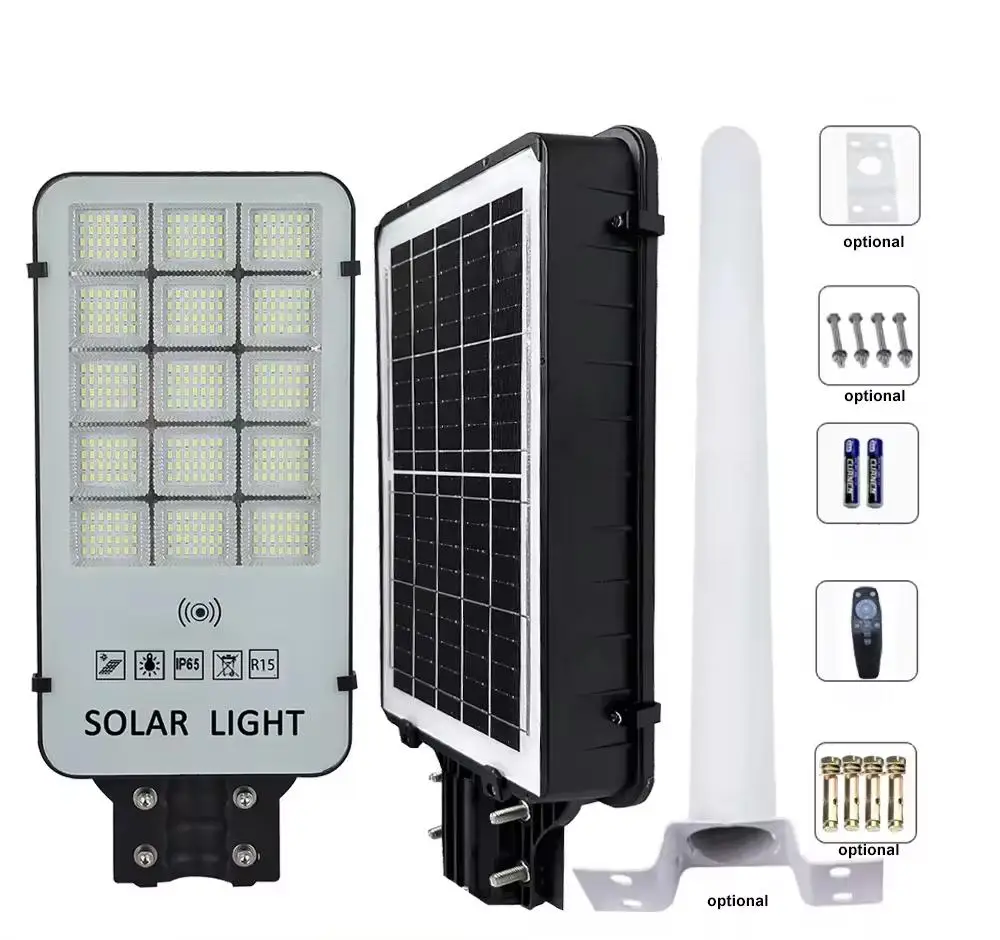 Новый красивый китайский завод прямая продажа Открытый 300 Вт садовый дорожный Ip65 водонепроницаемый Солнечный уличный свет