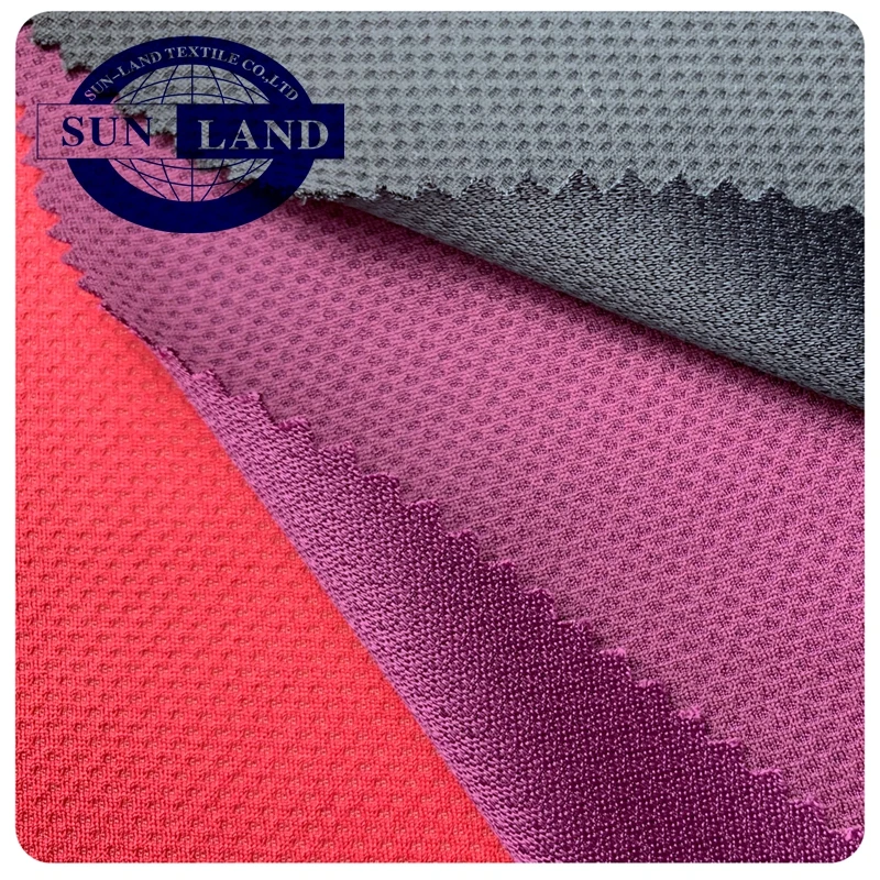 summer running boxing short pants lining sports t shirts material 100 polyester 75D72F weft knitting interlock fabric textiles