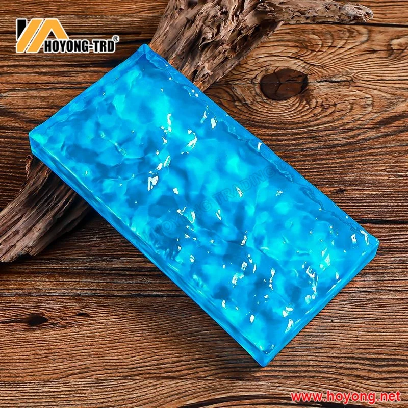 China Factory Glass Crystal Brick for Home House Decoration Solid Building Glass Block for Sale