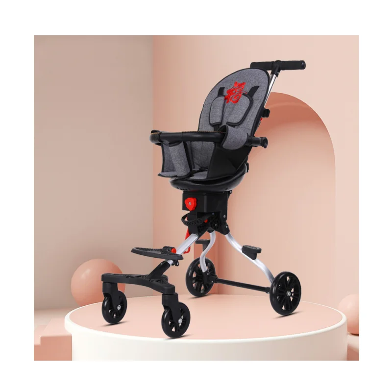 Amazon hot sell 4 wheels baby stroller foldable baby strollers 1-6 years old baby kids gifts OEM