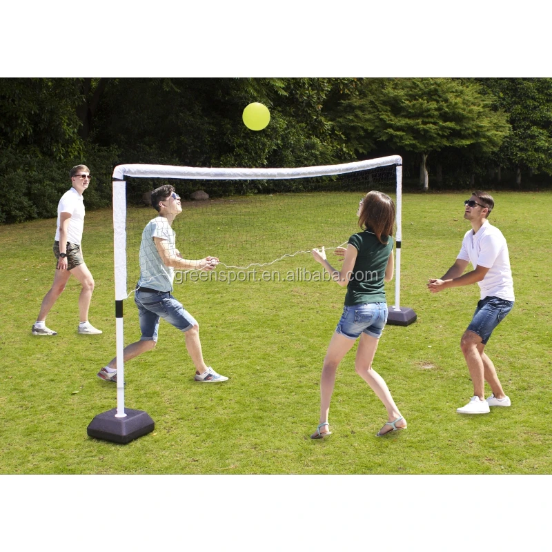 Best seller outdoor multi sport badminton tennis football flying disc volleyball net 5 in 1 game set