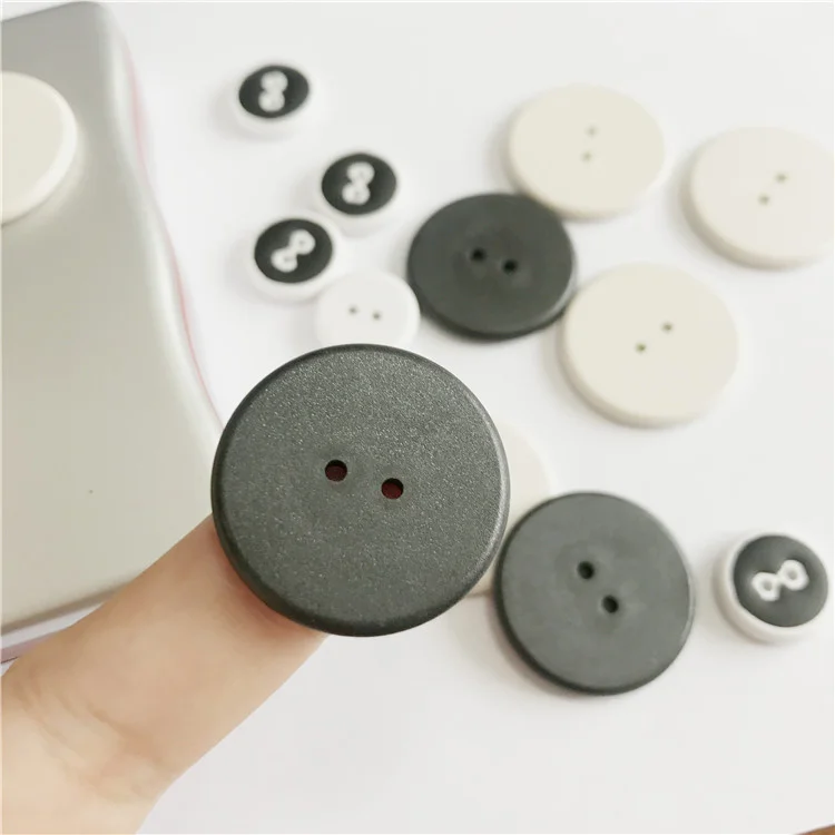 Cloth Textile Rfid Uhf Tag Washable Laundry Pps Button Coin Tag