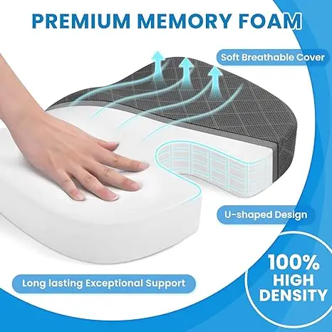 JYM  Office chair Cushion  Seating Pillow  Custom Comfortable  Butt Waist Back Sitting Cushion