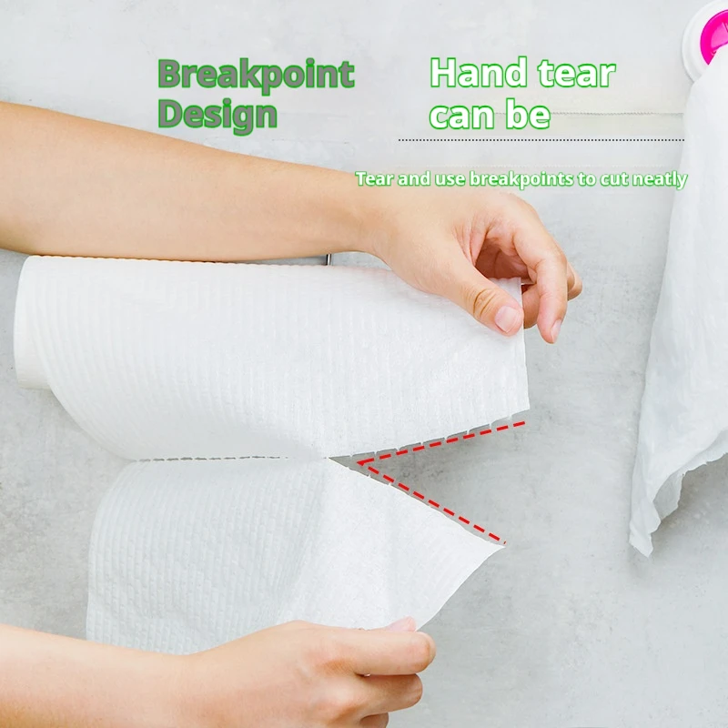 The Lazy Rags Of Kitchen Cleansing Wipe Disposable Cleaning Timber Viscose Kitchen Cloth Roll Paper Towels