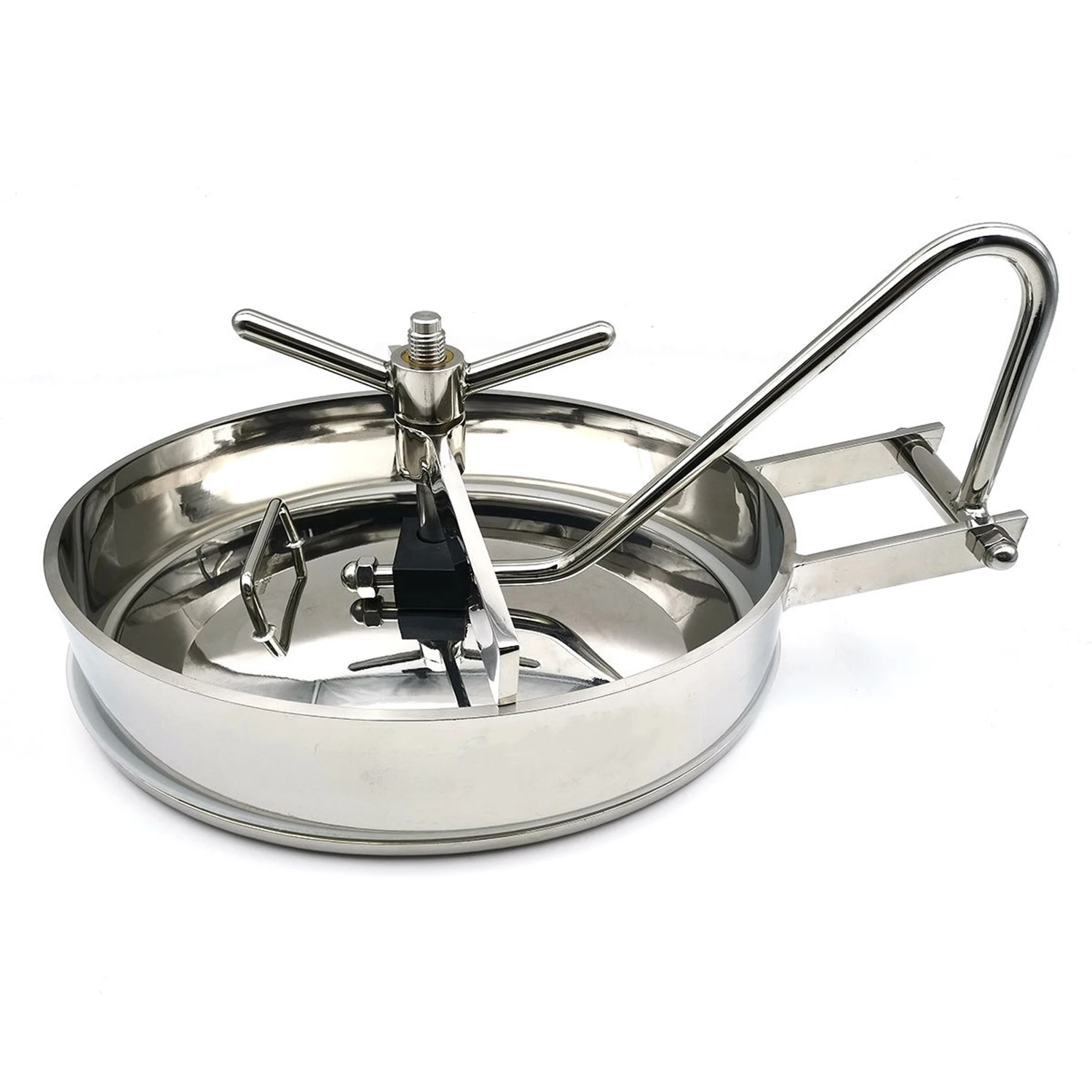 Sanitary Beer Inward Open Elliptical Manway Stainless Steel 304 Pressure Tank Vessel Sanitary 565*465 Oval Manhole Cover