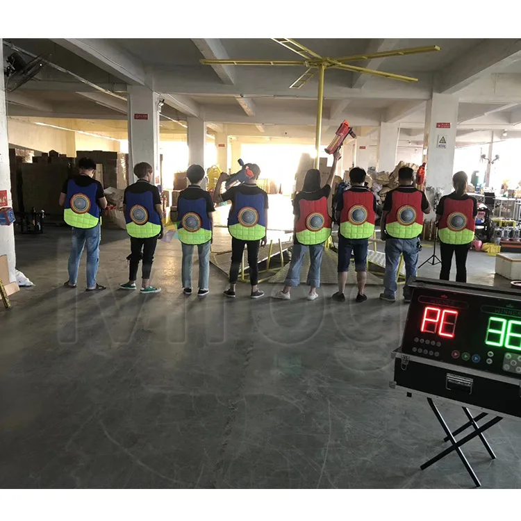 Hot Sales Inflatable IPS Sport Game Battle Light Shooting Arena Interactive IPS Light Vests for Kids and Adults