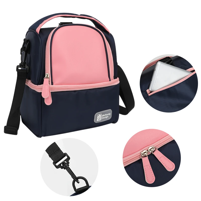Оптовая продажа, дешевая сумка-холодильник для пикника, путешествий, школы, обеда, термальная Складная многоразовая сумка-холодильник, изолированный рюкзак, сумка-холодильник