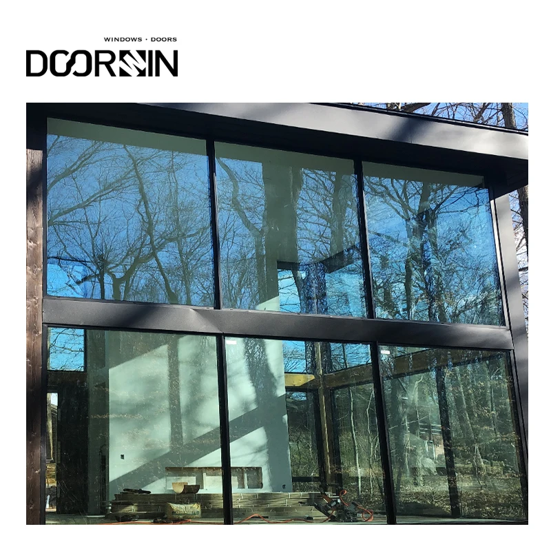 Doorwin Residential Delaware USA Project Hot Selling Maximize Light Narrow Frame Aluminum And Glass Windows