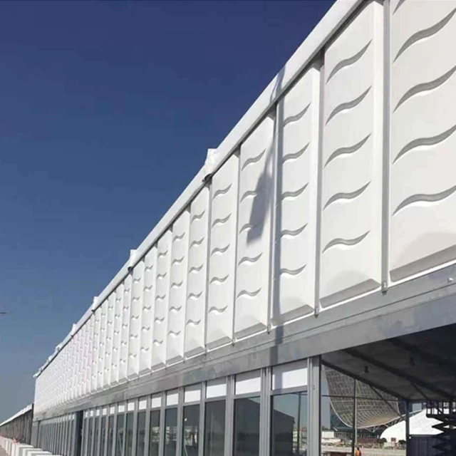 Открытый 3D здания экстерьерная стенная