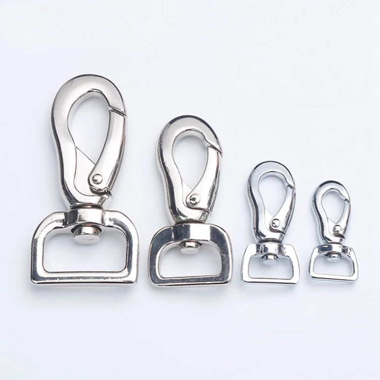 Alloy metal swivel snap hook horse head hook in stocks