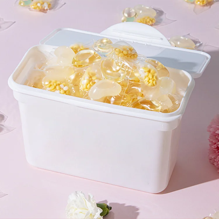 Laundry beads detergent scent booster laundry pods container washing soap pods capsules manufacture odm oem
