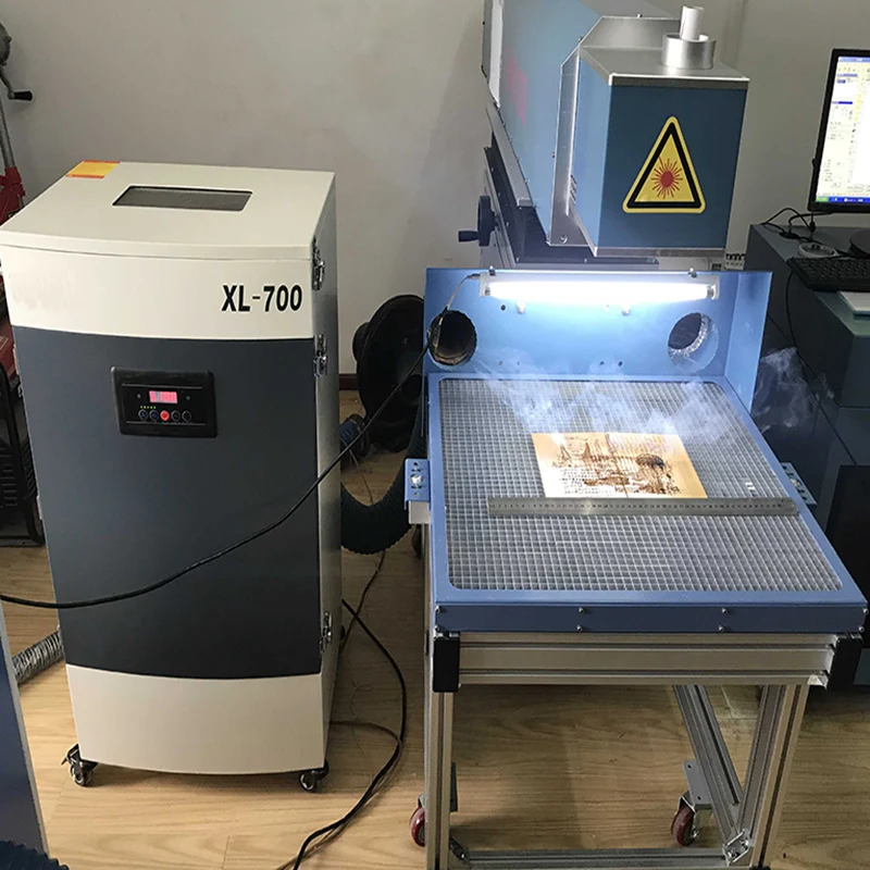 Высокомощный XL 700 портативный лазерный экстрактор дыма для утилизации газа