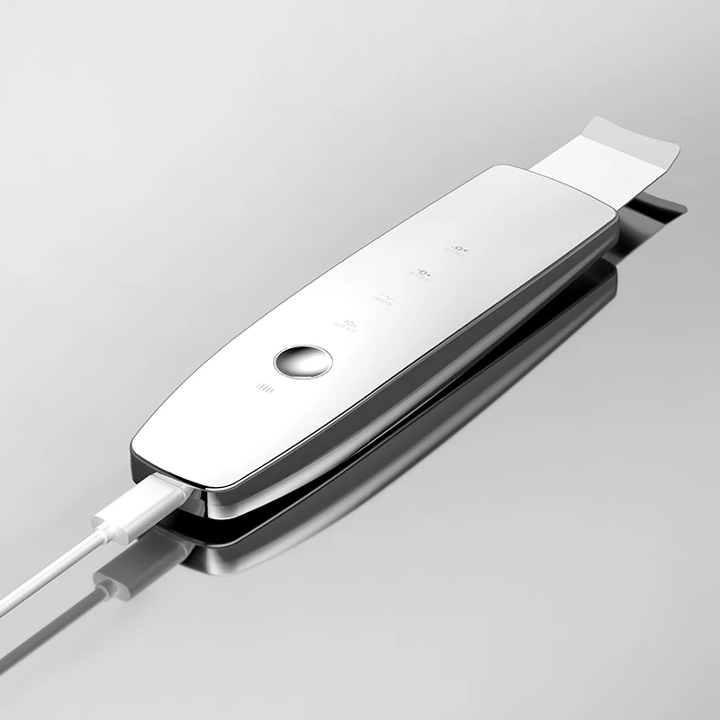 Wholesale Face Cleaning Manufacturer Sonic Peeling Shovel Skin Scrubber Machine with LED Light