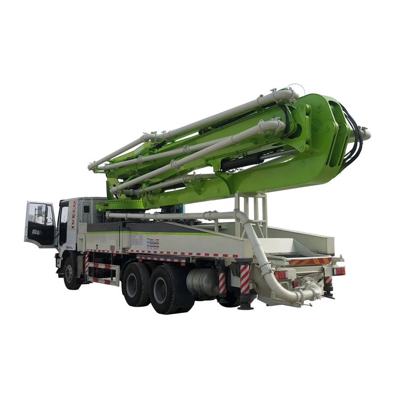 betoneira Isuzu Chassis chinese pump truck 50m urban construction mixer machines concrete