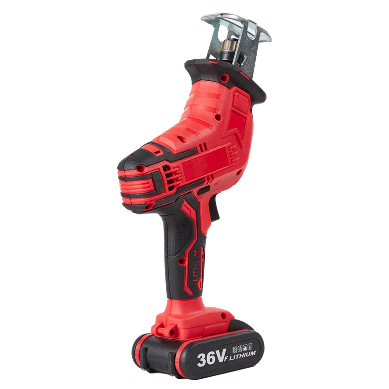 
Small handheld rechargeable battery cordless reciprocating saw 