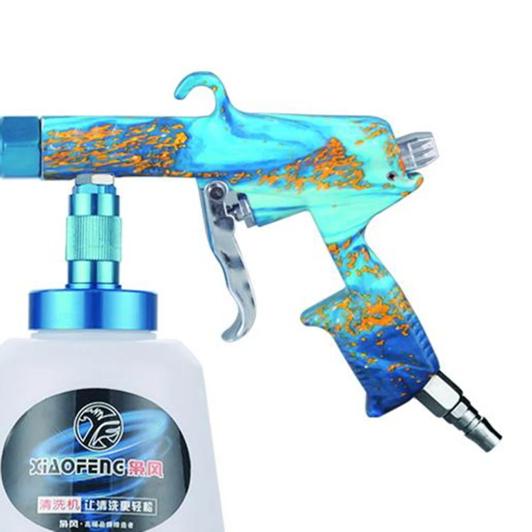 Auto shop car interior cleaning gun air pressure vehicle washer