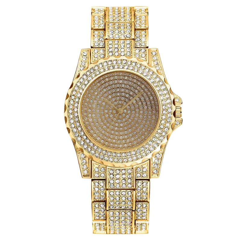 Wholesale Fashion Full Diamond Setting Diamond Ladies Trend Quartz Watch Watch