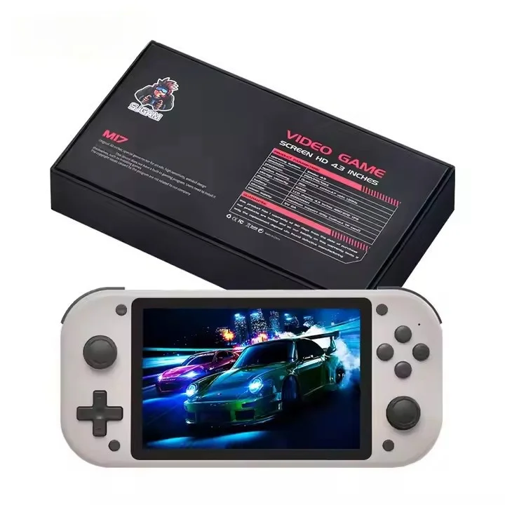 M17 Handheld Game Retro Video Console 4.3 Inches Portable Pockets Classic Games Player For Psp Gaming Consoles