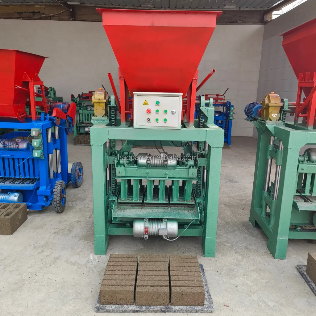 4-40A soil interlocking brick block making machine	manual brick cutting machine