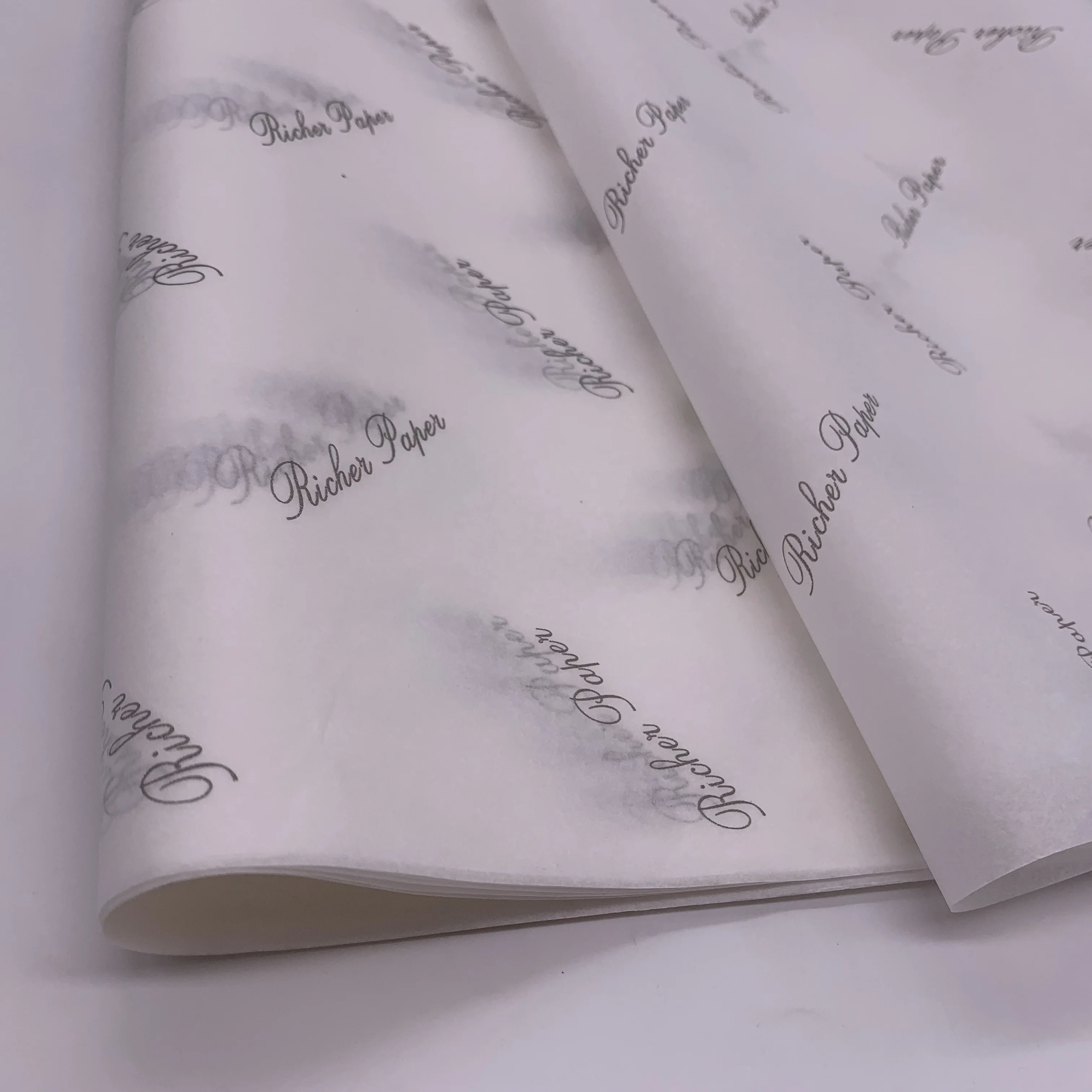 
High Quality Customization Printed 17gsm/22gsm Custom Logo Tissue Wrapping Paper with FSC 