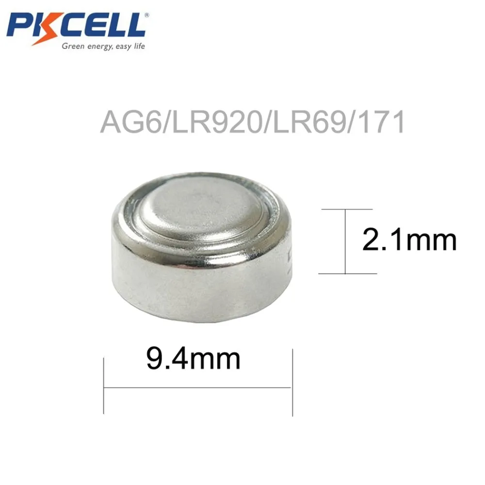 Watch batteries sr920sw sr920 371 ag1 ag3 ag6 ag10 1.5v pkcell 1.5v  button coin cell battery sr621sw watch battery