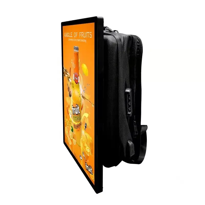 Different Size Human Walking Backpack Billboard Public Advertising Machine Factory Direct Sale Human Walking Billboard