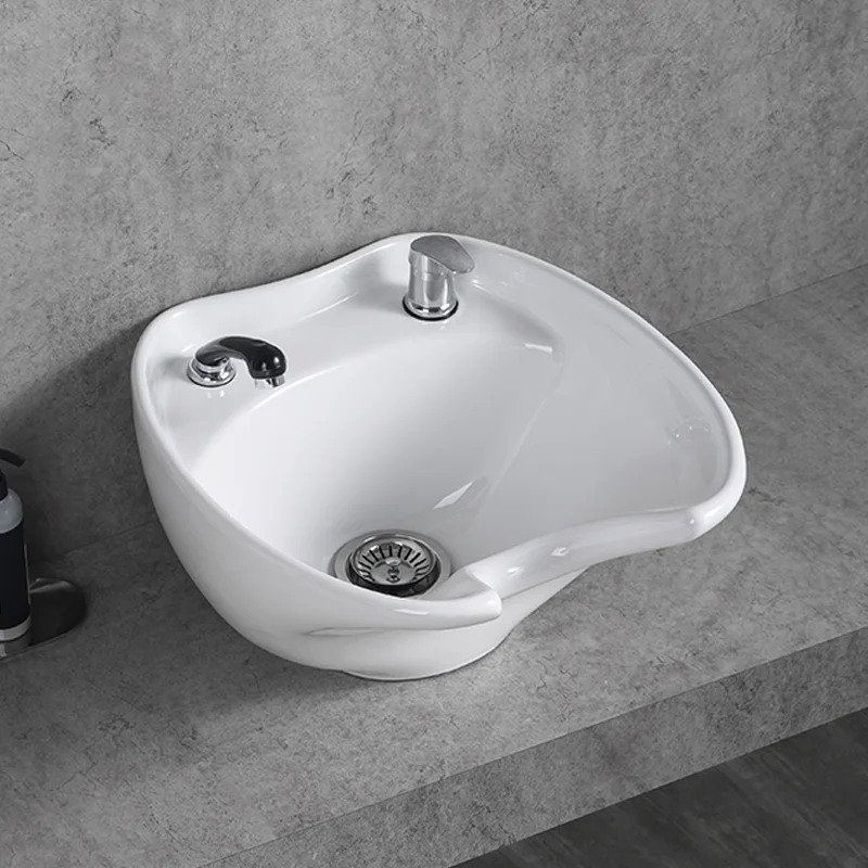 Shampoo Basin Salon Wash Shampoo Basin Modern Bowl Salon Furniture Ceramic Shampoo Chair