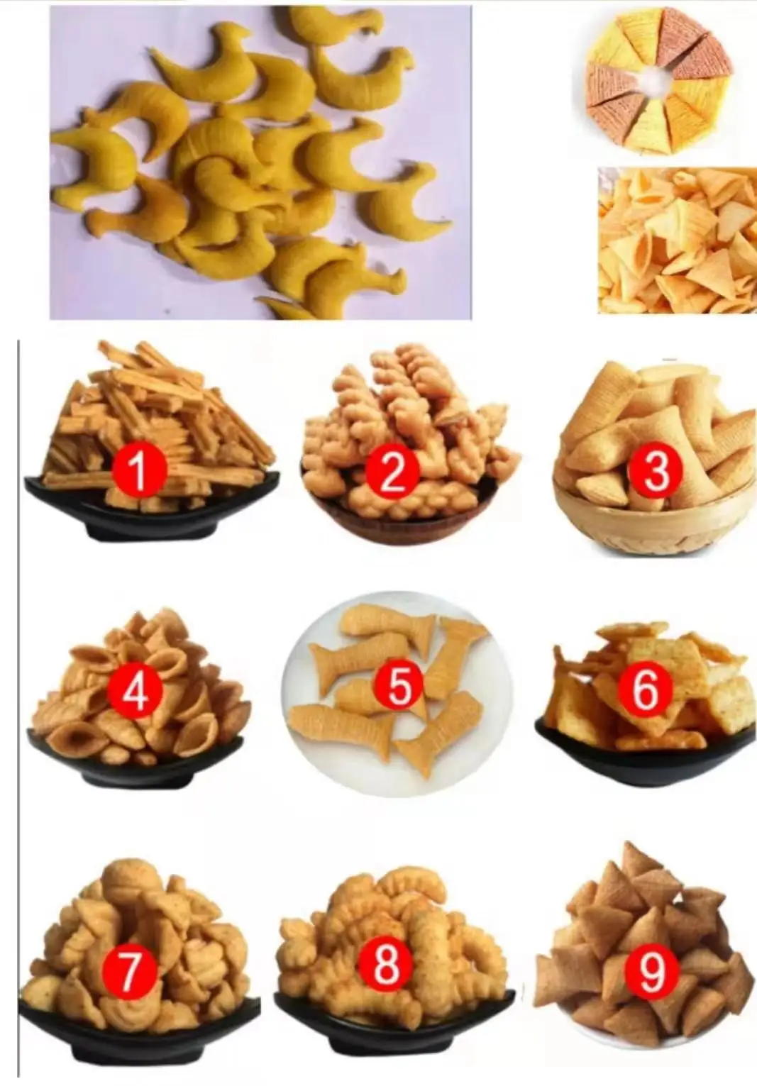 Factory Manufactured Tortilla Chips Snack Food Making Machine Production Line