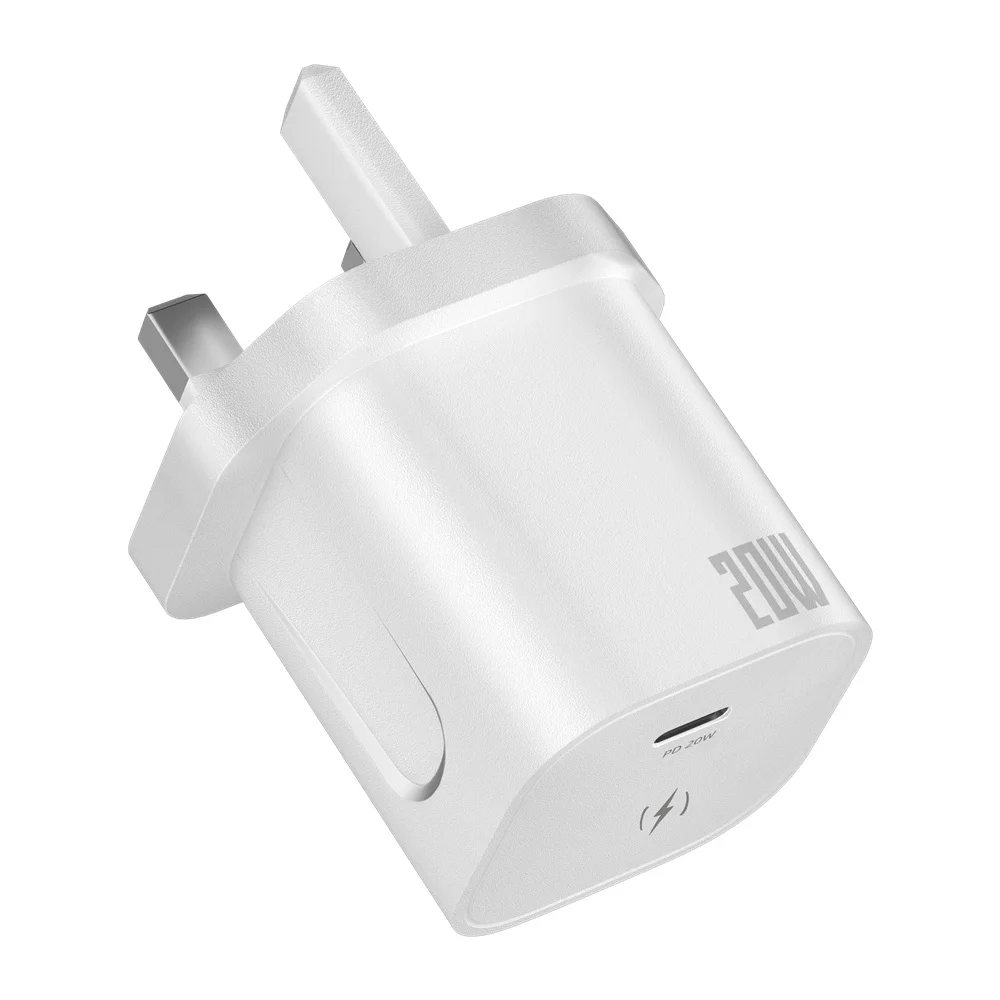 Заземление OEM сервис складной оригинальный 3-контактный Тип C QC 2 0 3 UK PD 20 Вт быстрое зарядное устройство для i