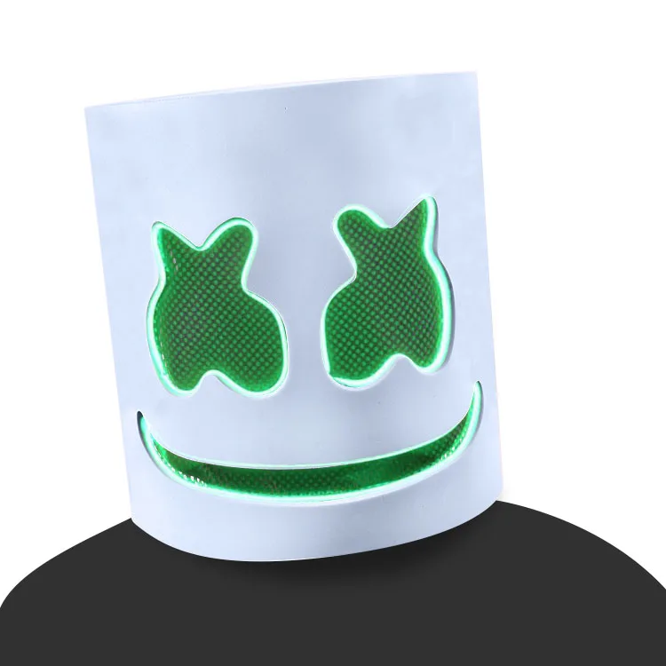 Halloween dancing party marshmallow light up mask
