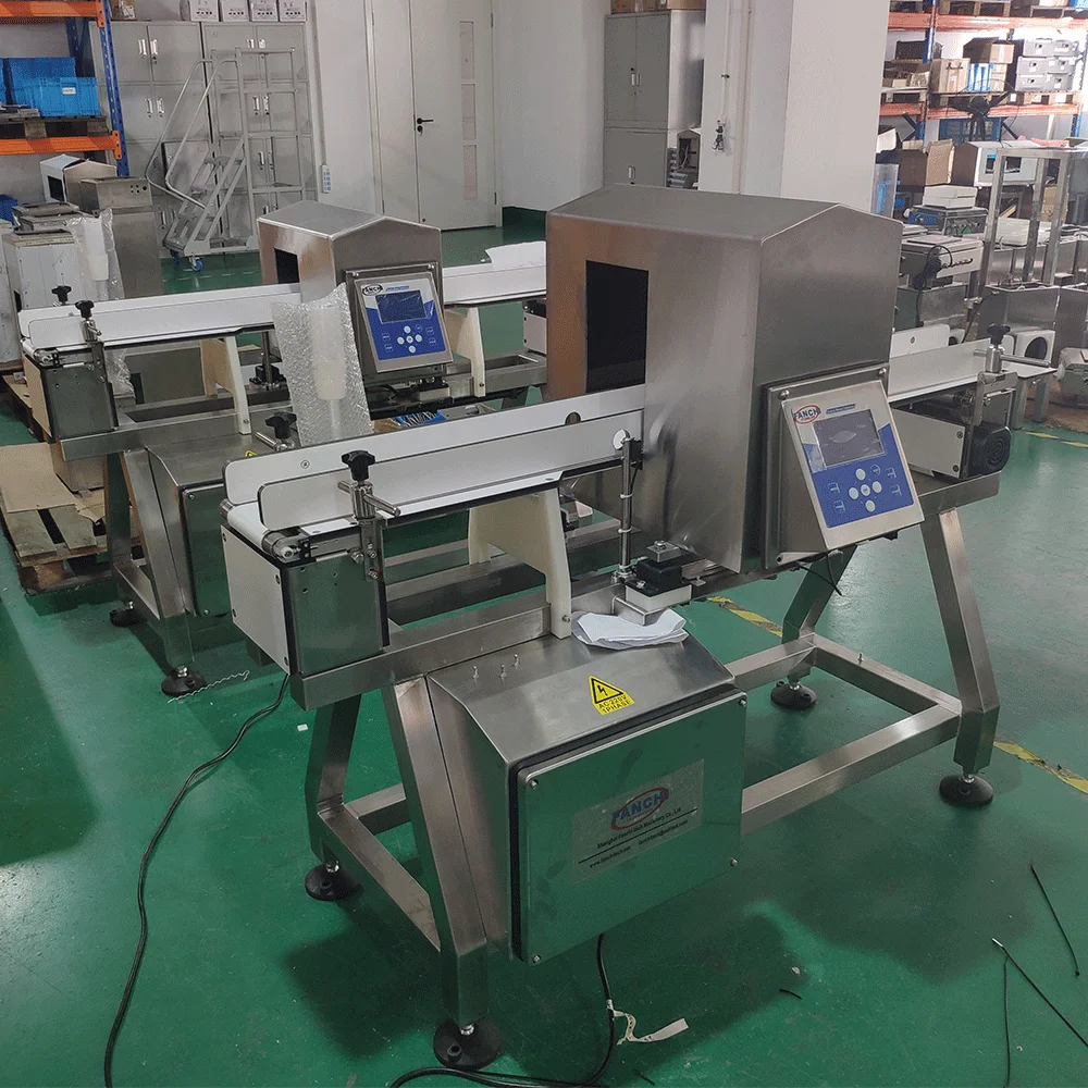 Fanchi-tech Metal Detector for Bottles and Jars Vertical Metal Detector for products in a standing position