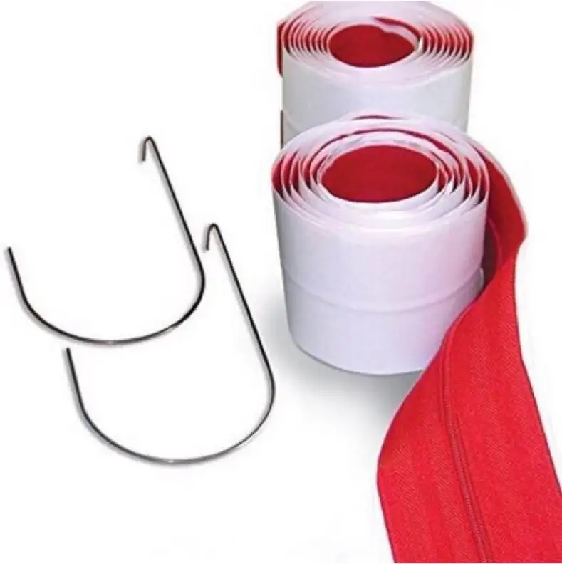 Adhesive Zipper for Garments Dresses Bags Convenient Sewing-Free Decoration with Lace Resin Dust Door Zipper Made of Plastic