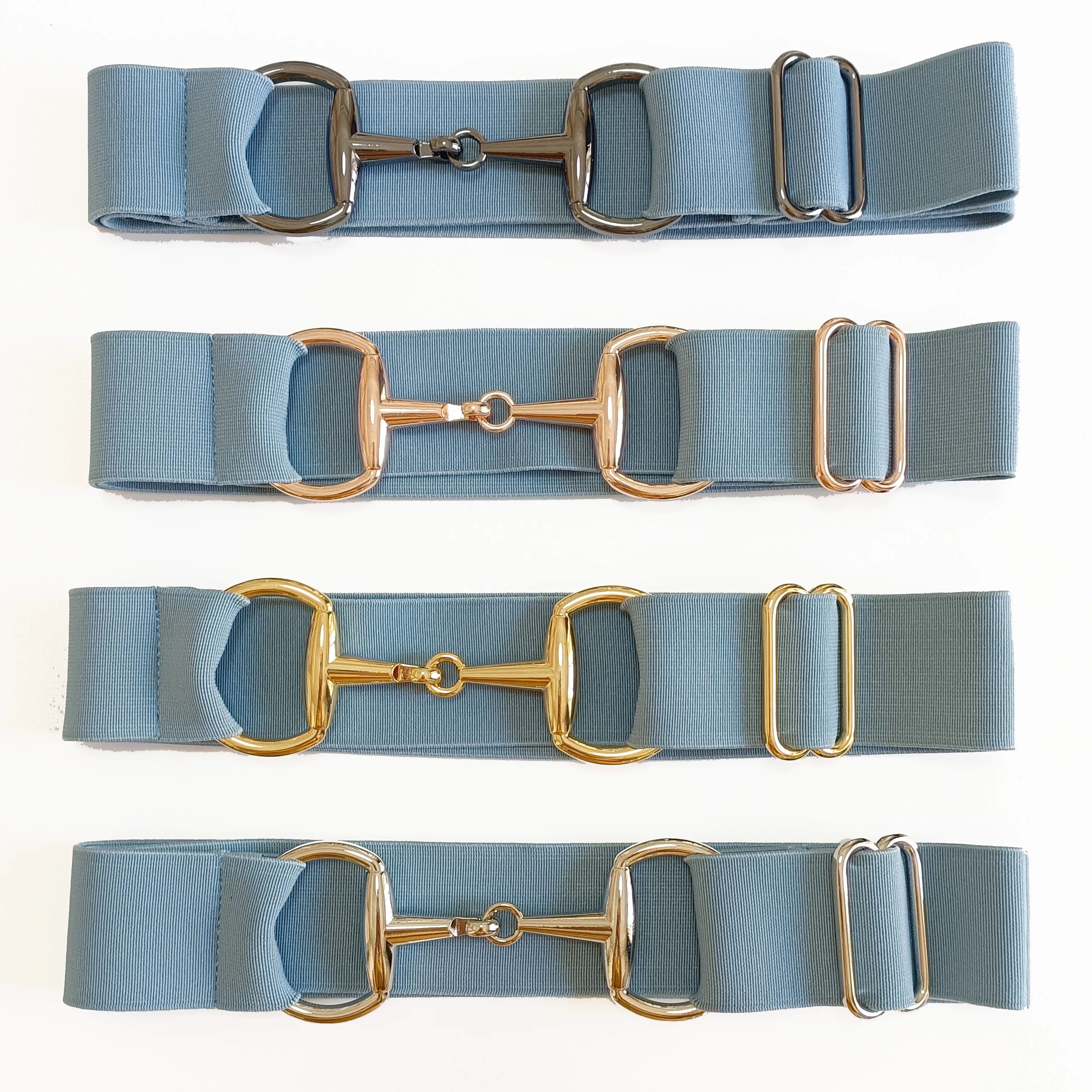 FREE ENGRAVE LOGO Customized Fashion 200 Colors 1.5 inch 3.8 cm Hot Sale Full Seat Equestrian Riding Pants Belt Elastic Belt