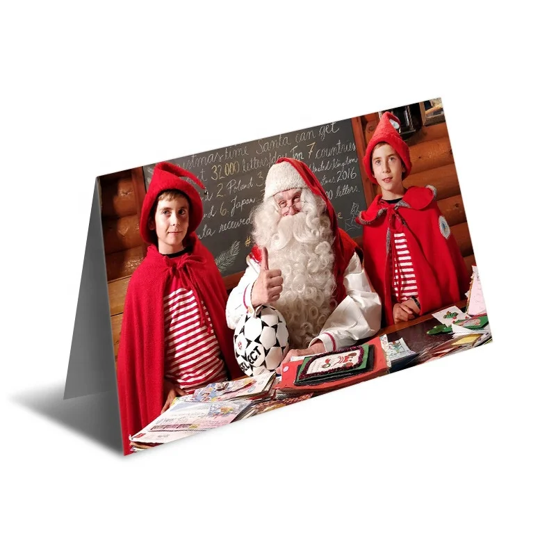 Fashion Christmas 3D lenticular greeting cards custom for souvenir
