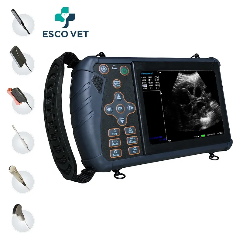 Hot Sale Portable Veterinary Pregnancy Scanner Animals Convenient Handheld Vet Digital Cattle Ultrasound Machine