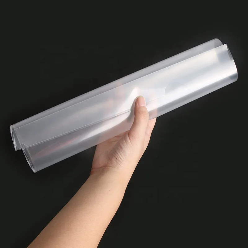 Plastic A4 Size L Shape PP Document Folder File Folders Custom Logo for Promotion Advertising