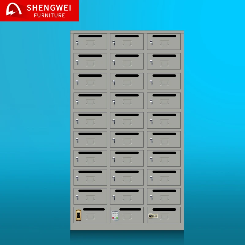 Steel Apartment Downstair Used Newspaper Storage Cabinet Metal Letter Mailbox Parcel Mail Box