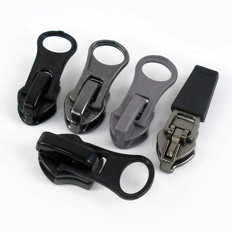 Meetee ZT010 5# DIY Bag Sewing Zipper Slider Alloy Auto-Lock Decor For Nylon Waterproof Zips Tape For Garments Jacket