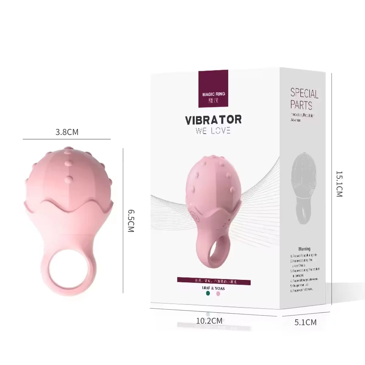 WU Silicone Finger Ring Vibrator G Spot Orgasm Clitoris Stimulator Portable Vibrator Sex Toys For Women