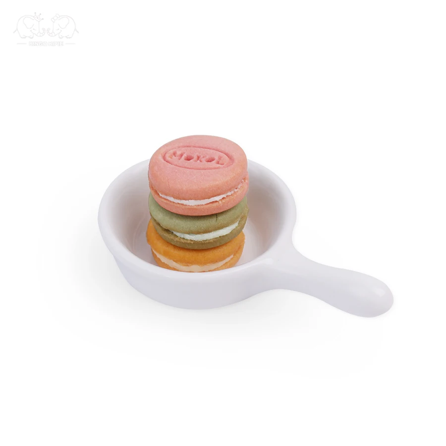 Birthday party Gift Macaron Biscuit Fruit Flavor Peach Sandwich Cookies Wheat Flour Breakfast Galleta MacarrOn Biscuits