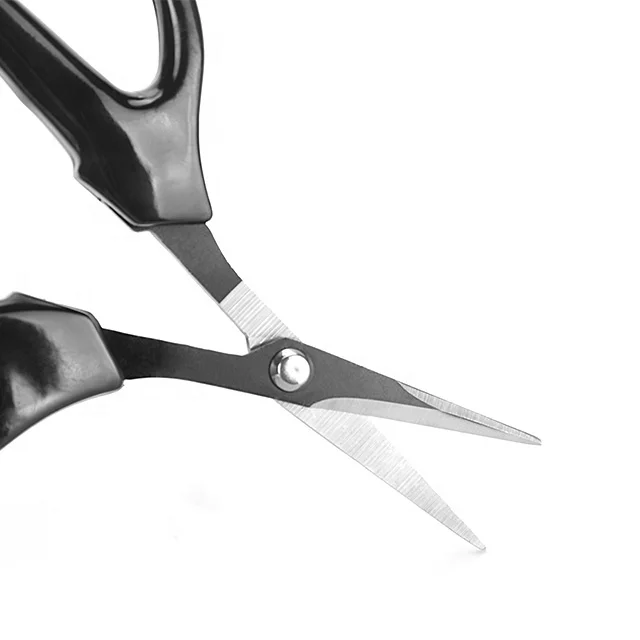 4 дюйма Heavy Duty ремесло антипригарным микро зубчатые ножницы из нержавеющей стали с