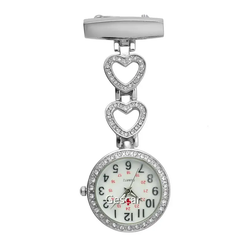 
New Arrivals Nurse Watch Pendant Watch High Quality Metal Block Watch For Nurse With Arabic Numerals Nurse 