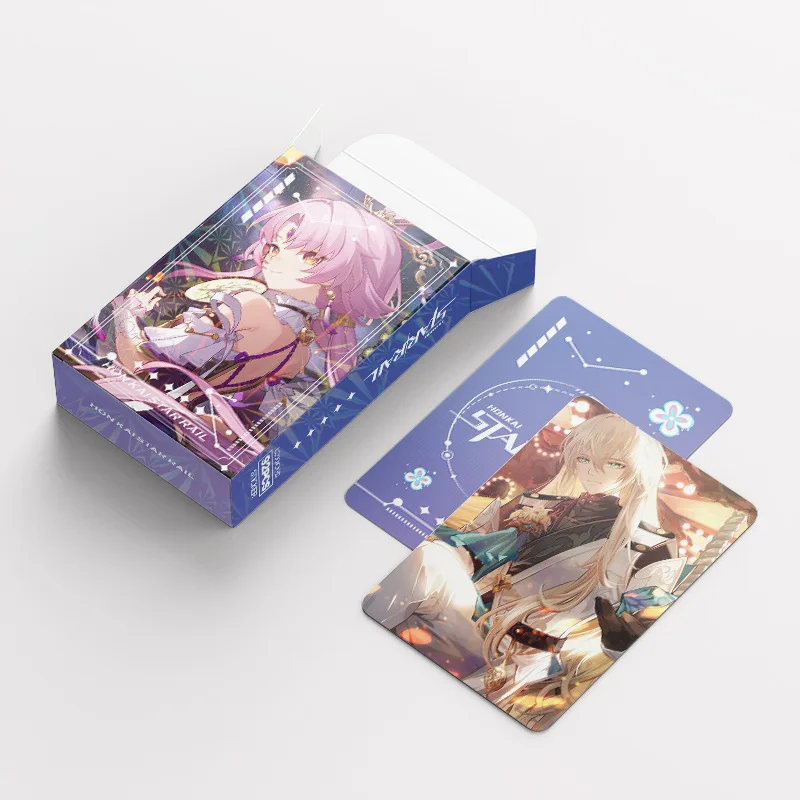 Горячая распродажа 92 шт./коробка Honkai lomo Заводская печатная красочная мультипликационная Фотокарточка и открытка для подарка