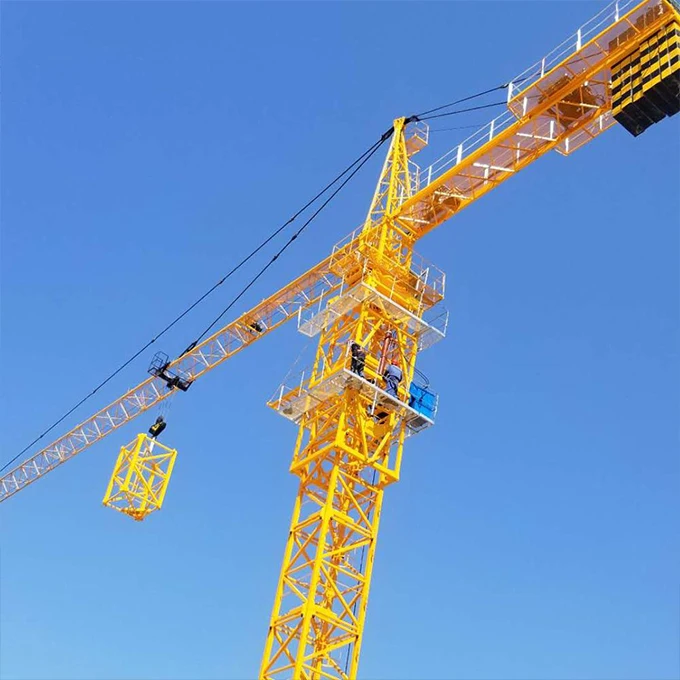 Beat price XGA6515-8S XCM G 8t 65m jib length hammer head tower crane qtz125 for sale in dubai