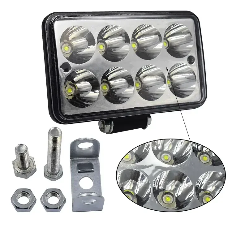 High Lumens 4X4 24w auto lighting system auto accessories LED work driving fog laser light