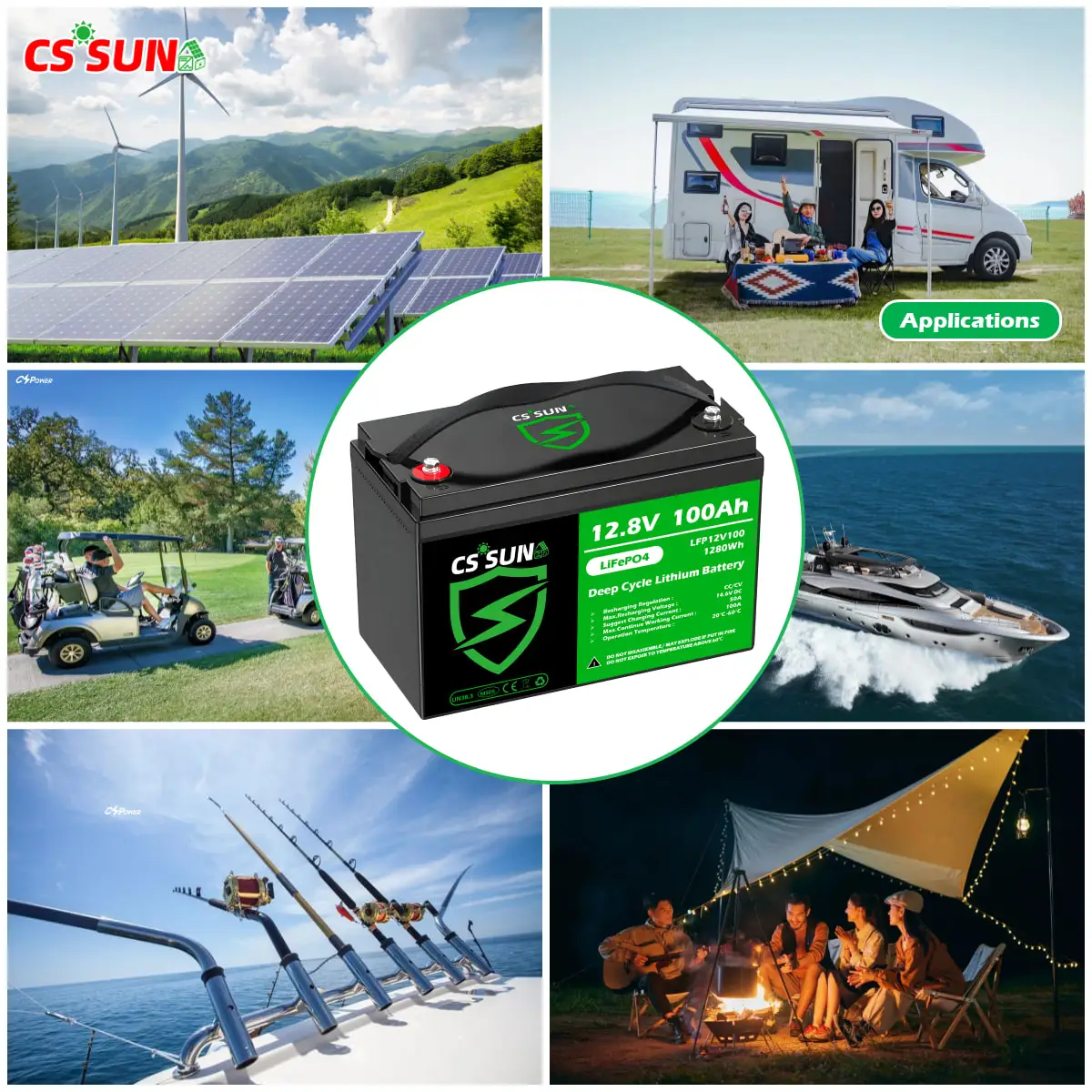 CSSUN 12V120Ah delong lifepo4 батарея литиевая для ltx электрическая скорая помощь SLA лучшая