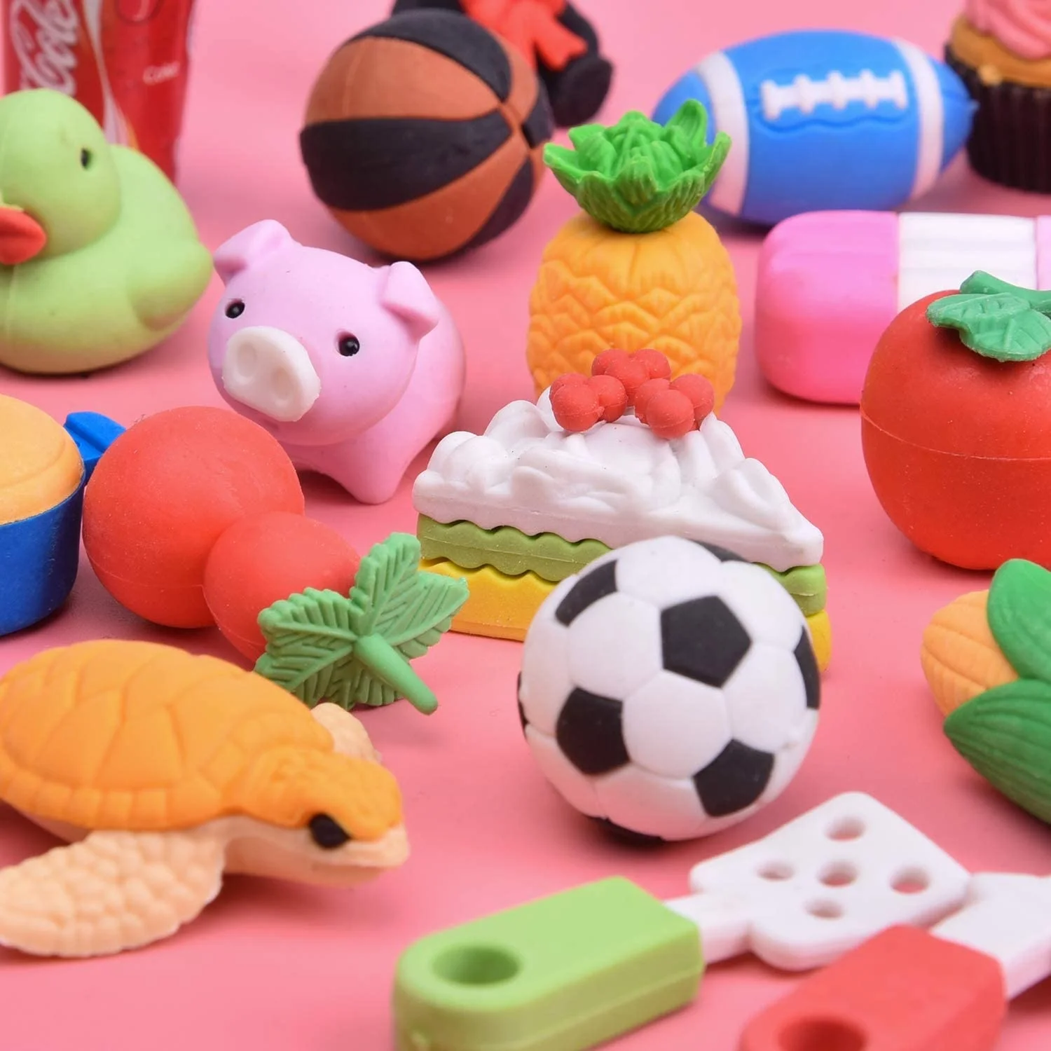 Novelty Food Puzzle Erasers for Kids Party Favors and Classroom
