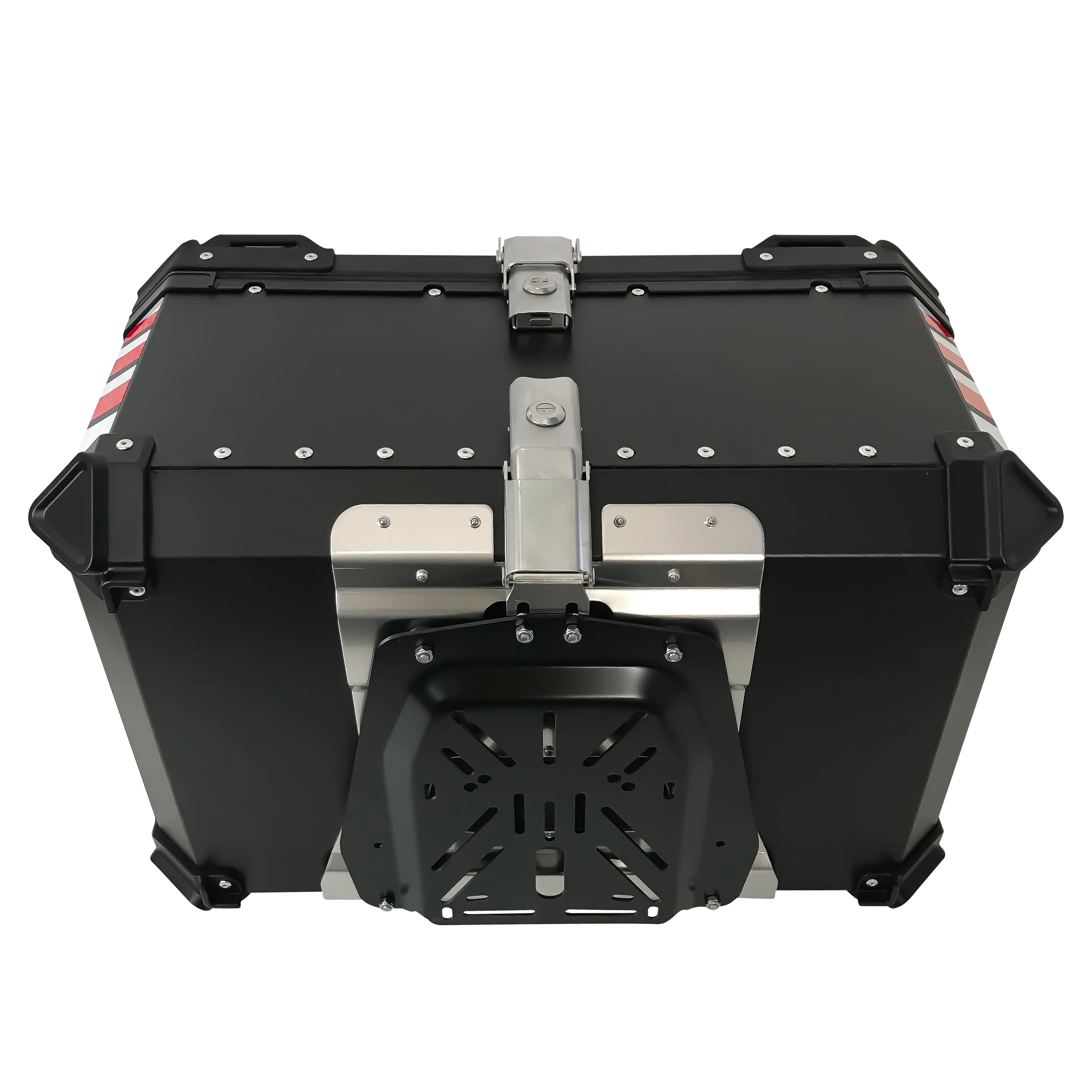 65L gear box for Motorcycle tail boxes food deliver sec top bajaj motorcycle alloy top box storage case aluminum alloy
