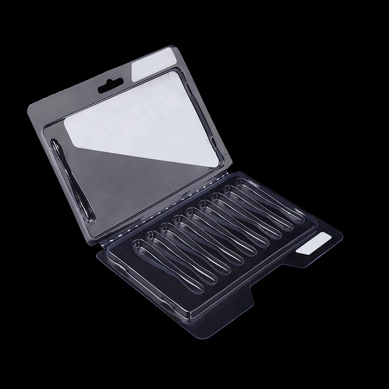 Custom PVC plastic blister packaging for USB flash drive transparent USB clamshell blister packaging with printed insert card