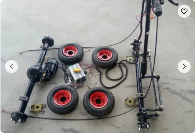 good price 250w/500w/800w/950w/1200w/1500w electric drive axle for golf cart, rear drive bridge